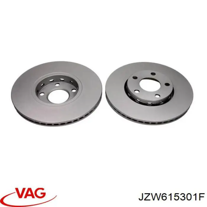 JZW615301F VAG Disco do freio dianteiro