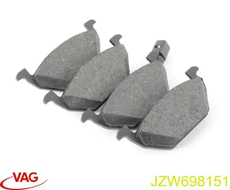 Sapatas do freio dianteiras de disco VAG JZW698151 preço, a partir de 56,28 USD