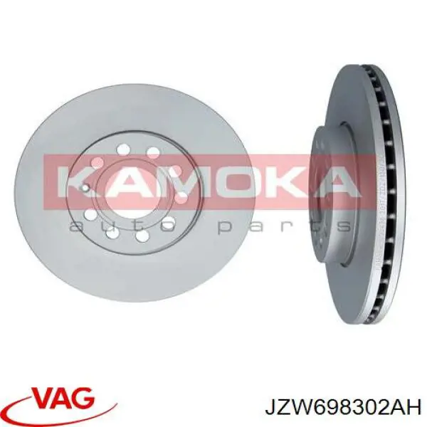 Disco do freio dianteiro VAG JZW698302CF preço, a partir de 264,32 USD