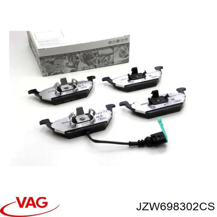 Compre JZW698302CS VAG Kit de reparação dos freios dianteiros