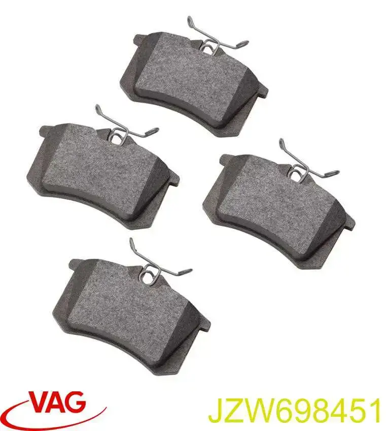 Sapatas do freio traseiras de disco VAG JZW698451 preço, a partir de 18,60 USD