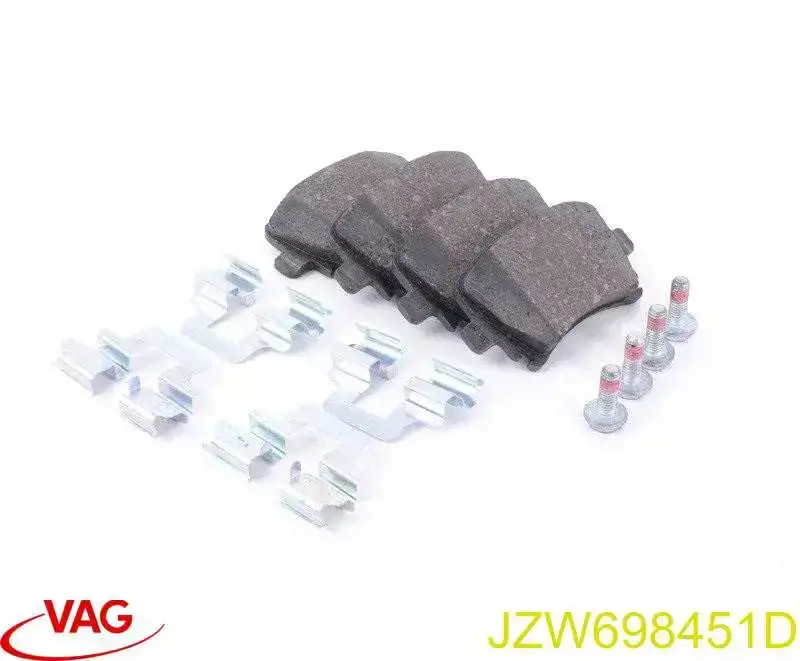 Sapatas do freio traseiras de disco VAG JZW698451D preço, a partir de 29,99 USD