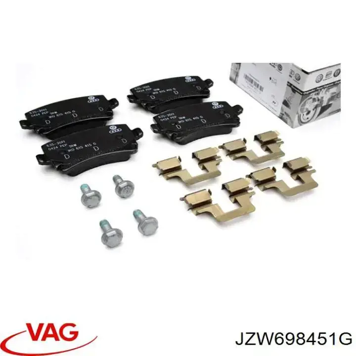 Sapatas do freio traseiras de disco VAG JZW698451G preço, a partir de 44,38 USD