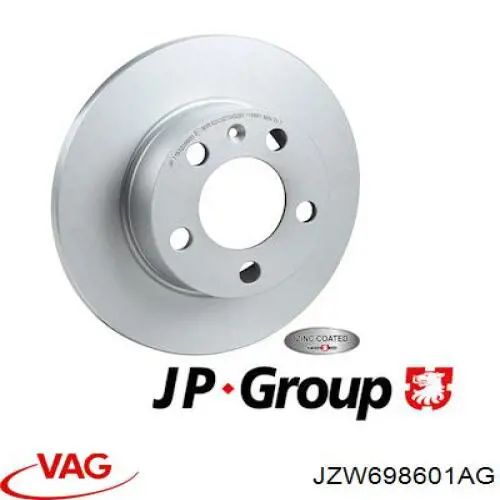 Disco do freio traseiro VAG JZW698601AG preço, a partir de 91,67 USD