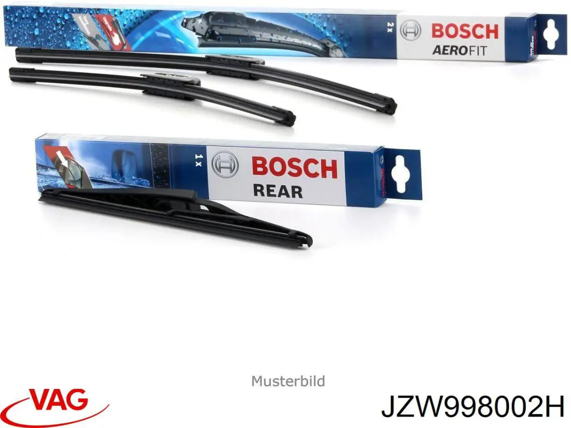 Limpa-pára-brisas do pára-brisas, kit de 2 un. VAG JZW998002H preço, a partir de 22,55 USD