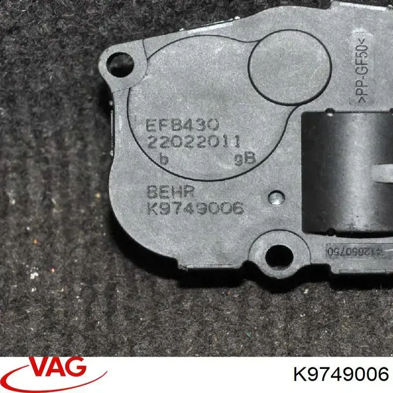 K9749006 VAG Motor de comporta de recirculação de ar