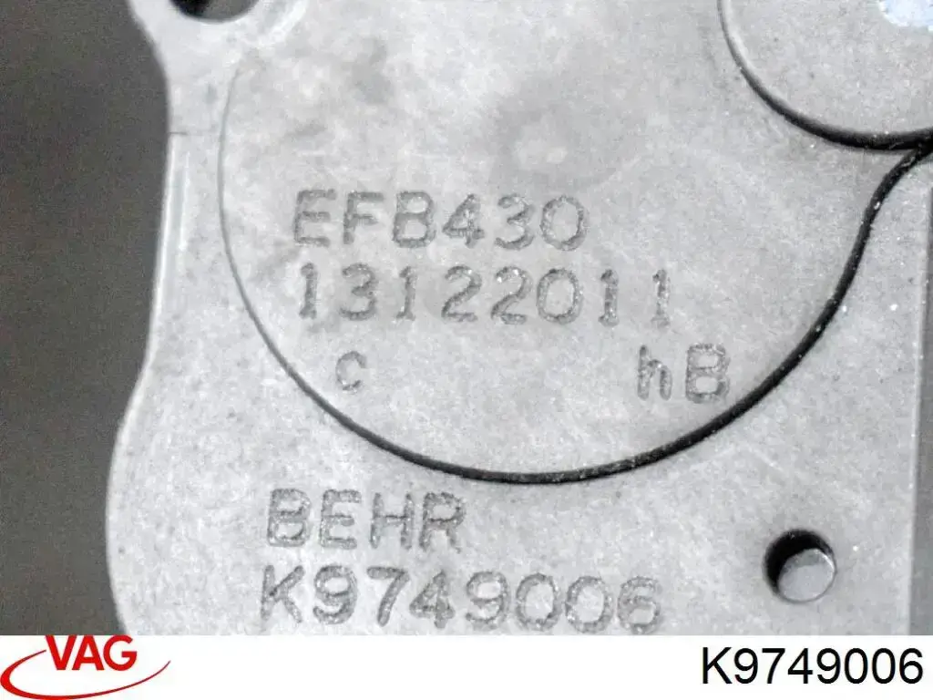 Motor de comporta de recirculação de ar VAG K9749006 preço, a partir de 47,75 USD
