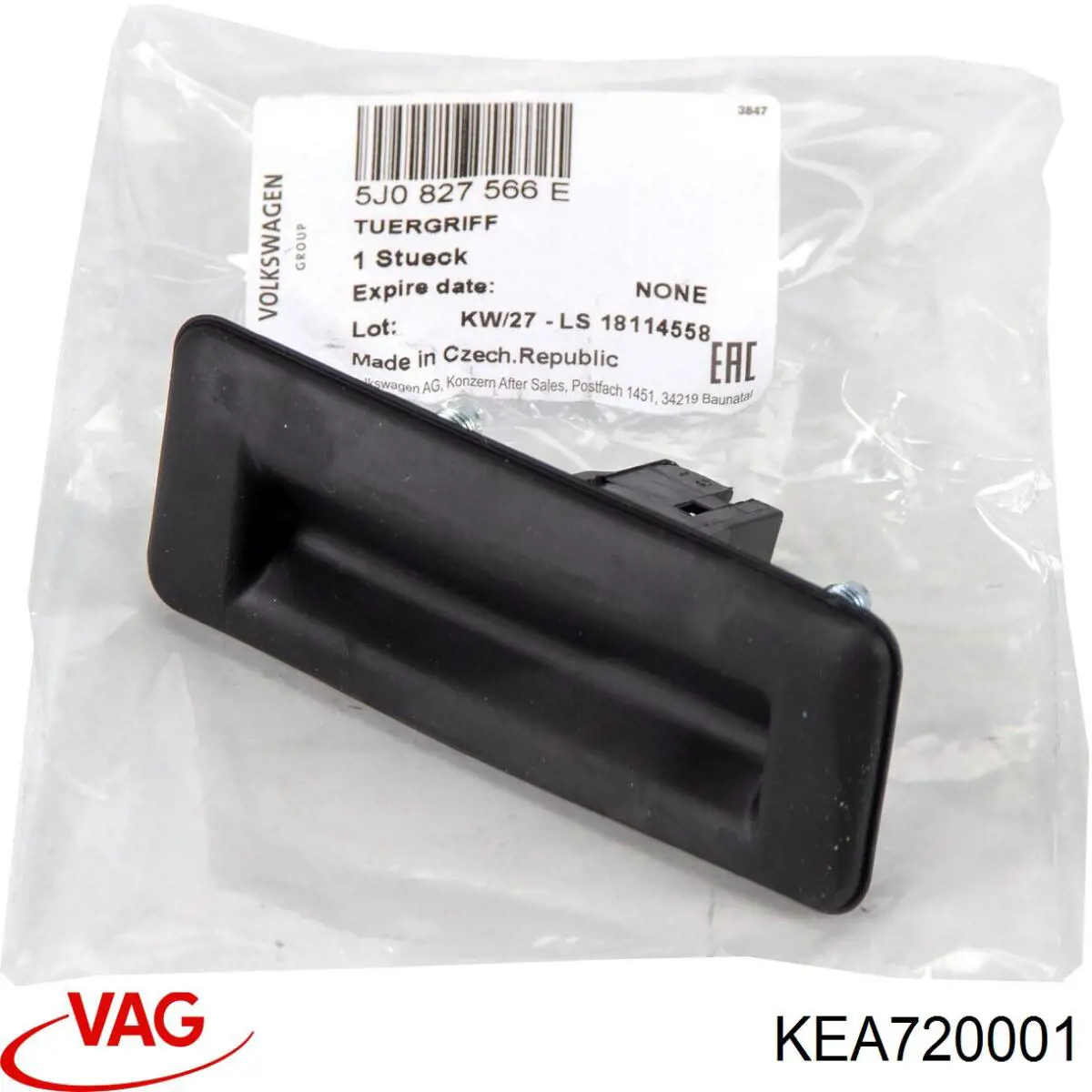 Compre KEA720001 VAG Protetores de lama traseiros, kit