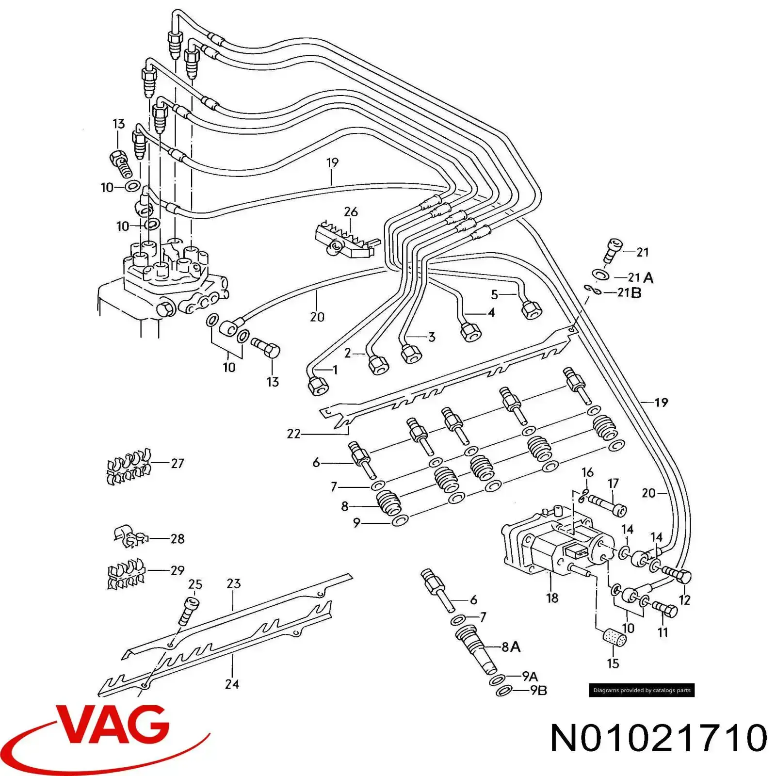  VAG N01021710 preço, a partir de 1,95 USD