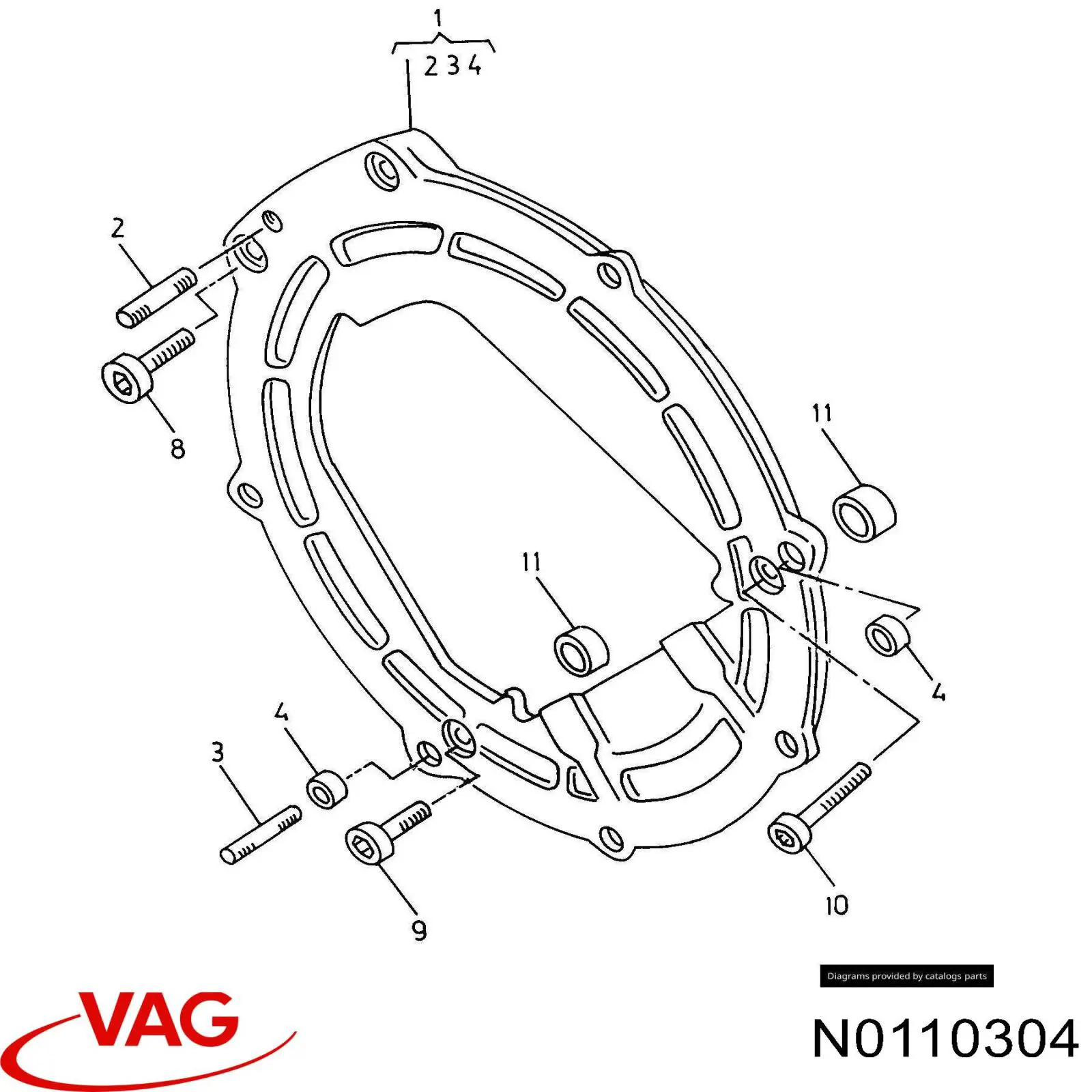  VAG N0110304 preço, a partir de 2,69 USD