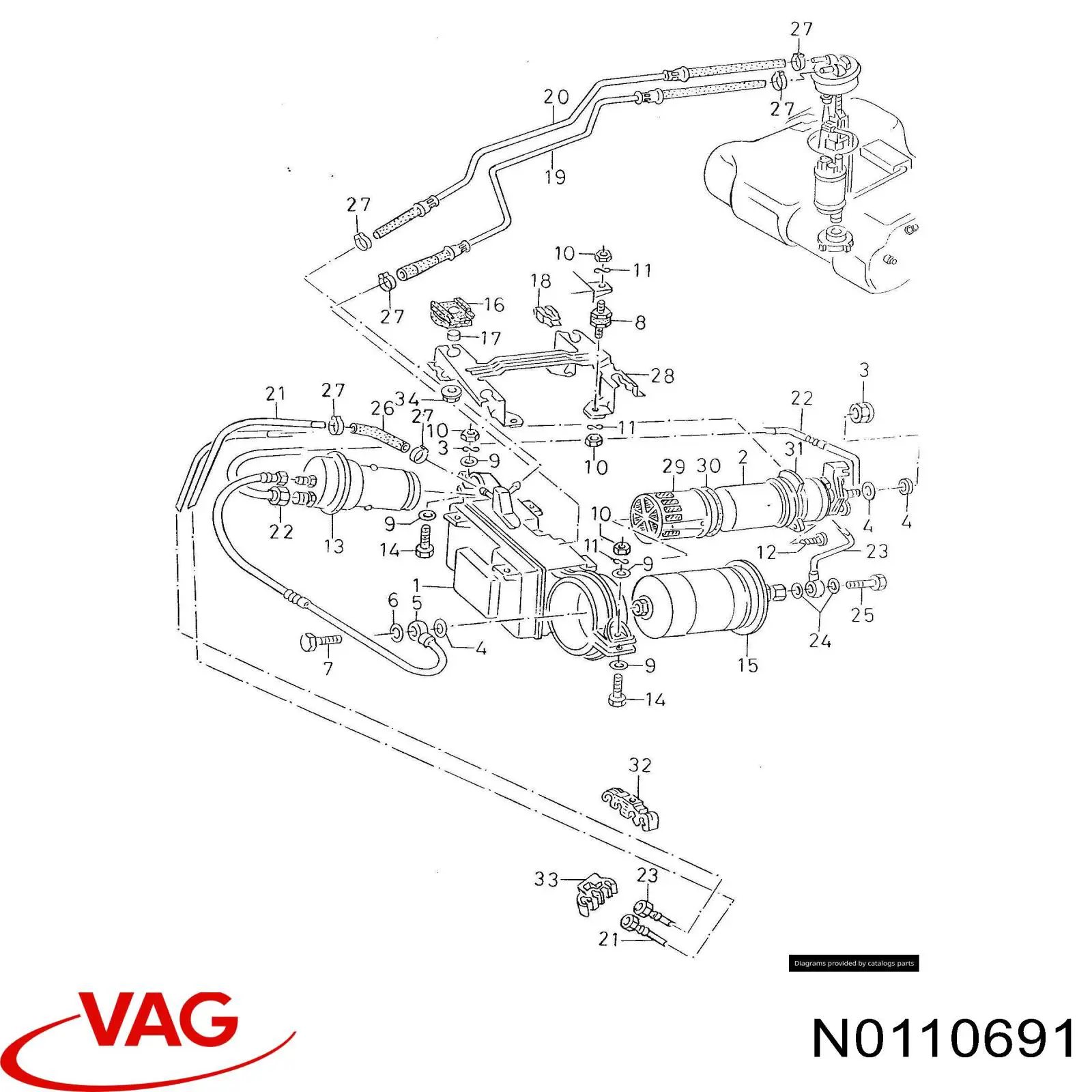  VAG N0110691 preço, a partir de 50,10 USD