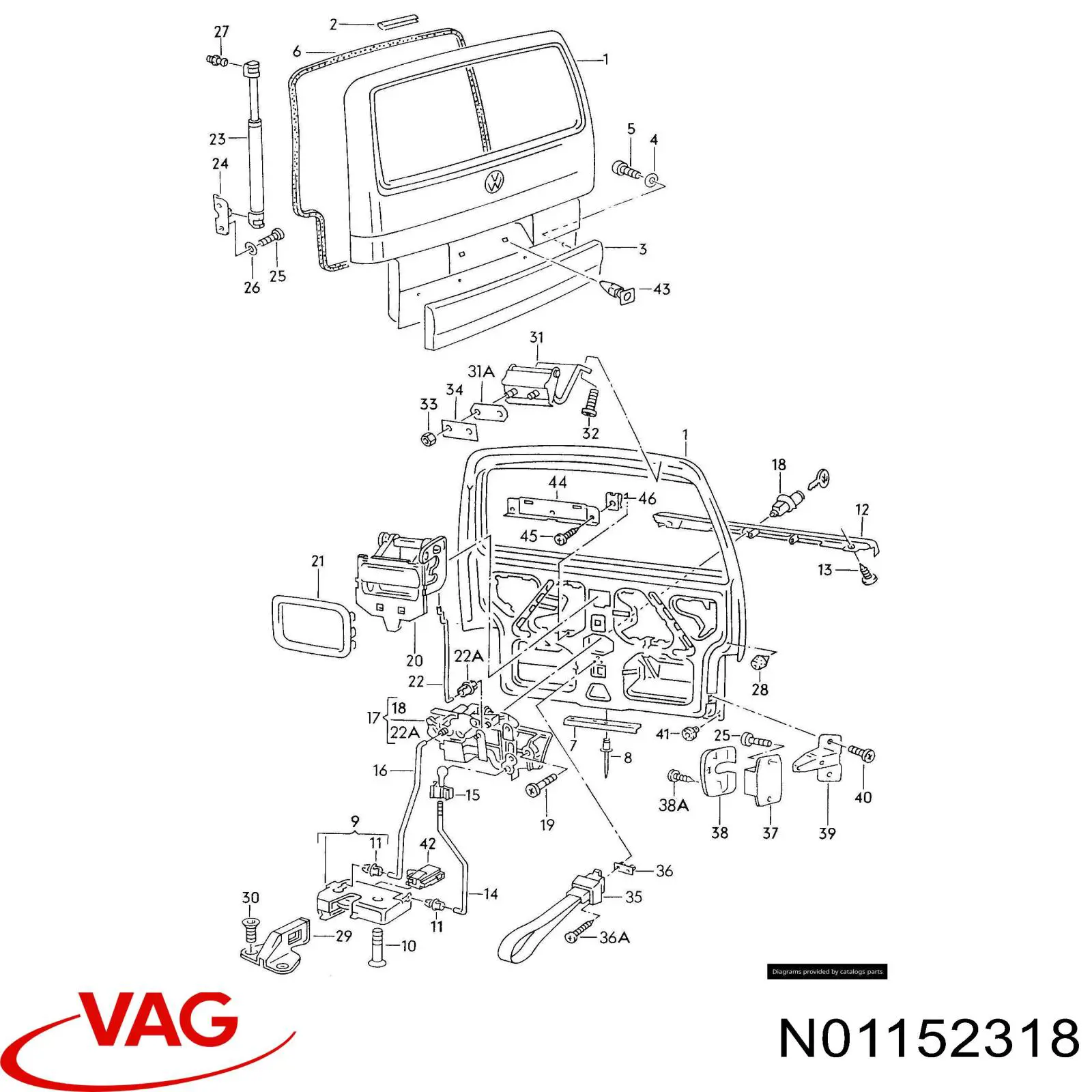  VAG N01152321 preço, a partir de 1,57 USD