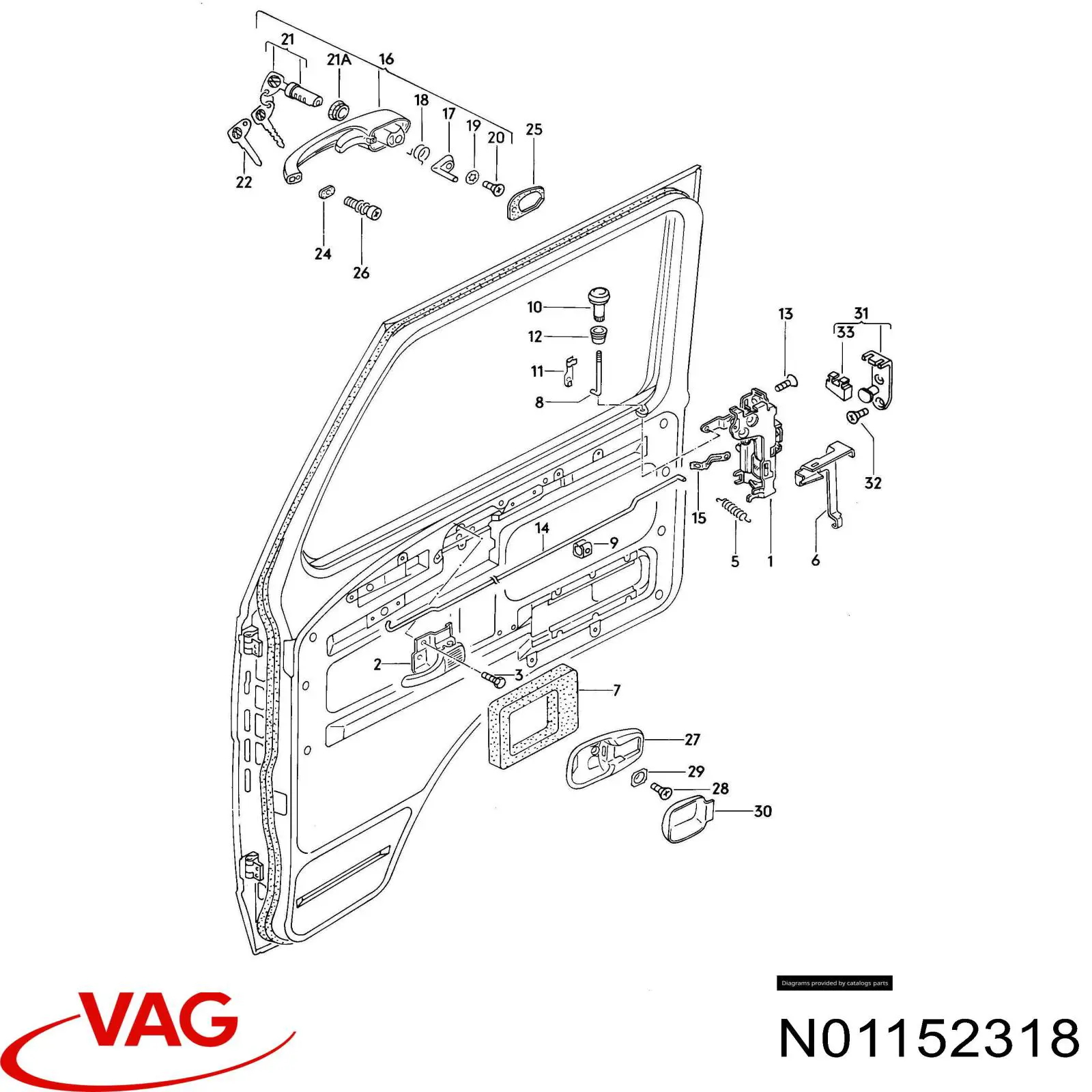  VAG N01152318 preço, a partir de 1,55 USD