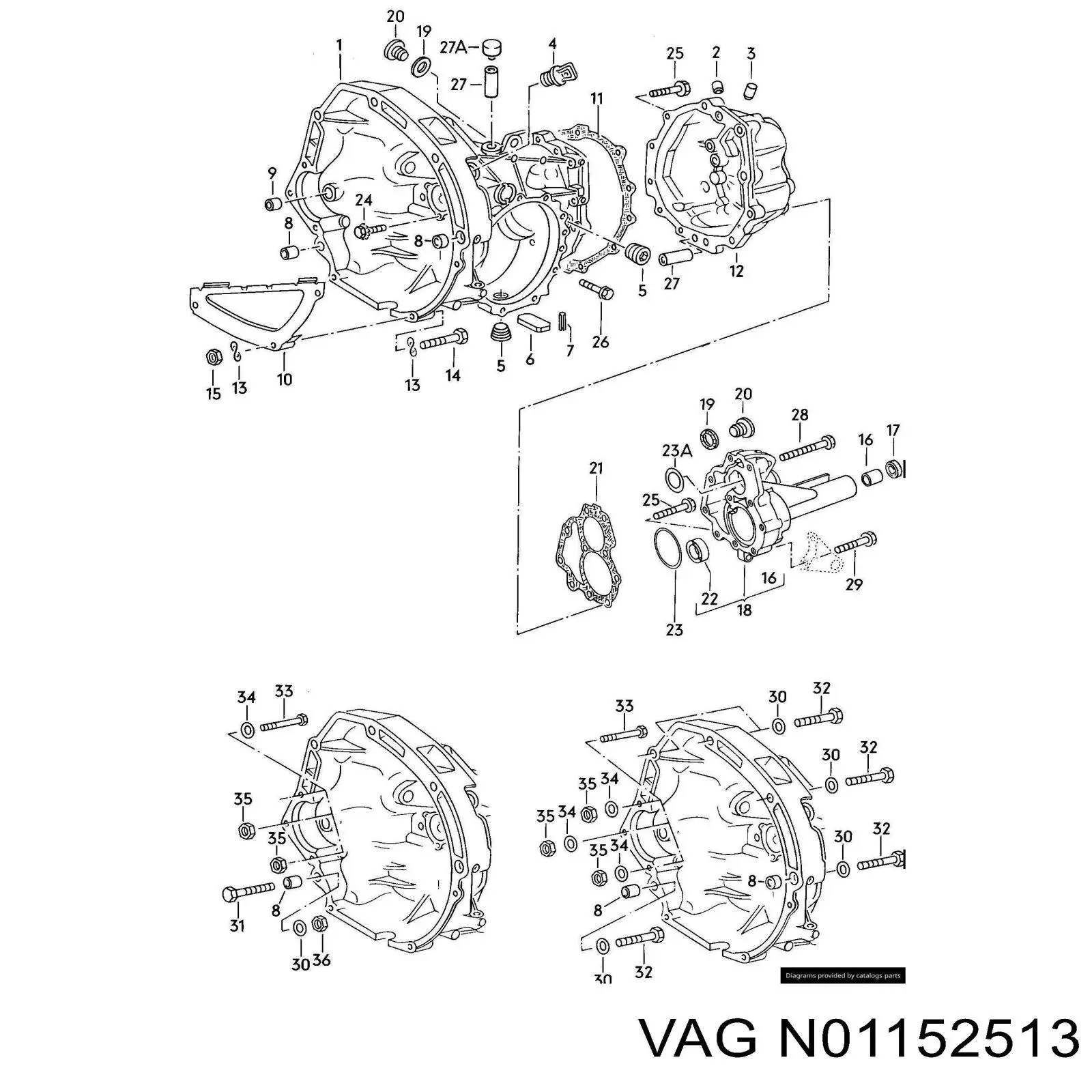 Compre N01152513 VAG Arruela do injetor superior