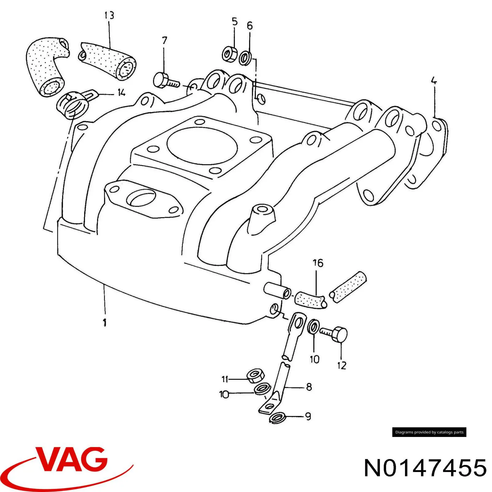  VAG N0147455 preço, a partir de 2,55 USD