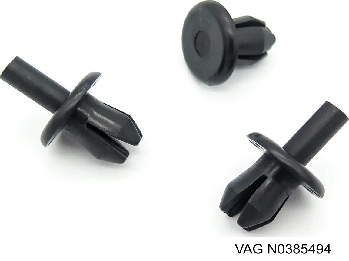 Cápsula (prendedor) de fixação do forro do pára-choque do pára-lama dianteiro VAG N0385494 preço, a partir de 0,42 USD