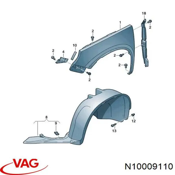 Compre N90949101 VAG Parafuso (porca) de fixação