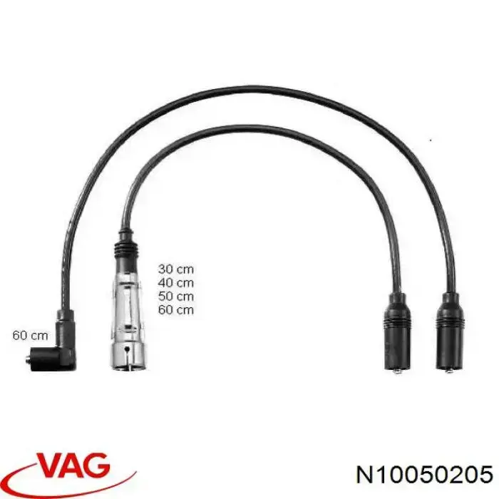 N10050205 VAG Fios de alta voltagem, kit