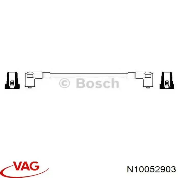 Fios de alta voltagem, kit VAG N03888510 preço, a partir de 26,90 USD