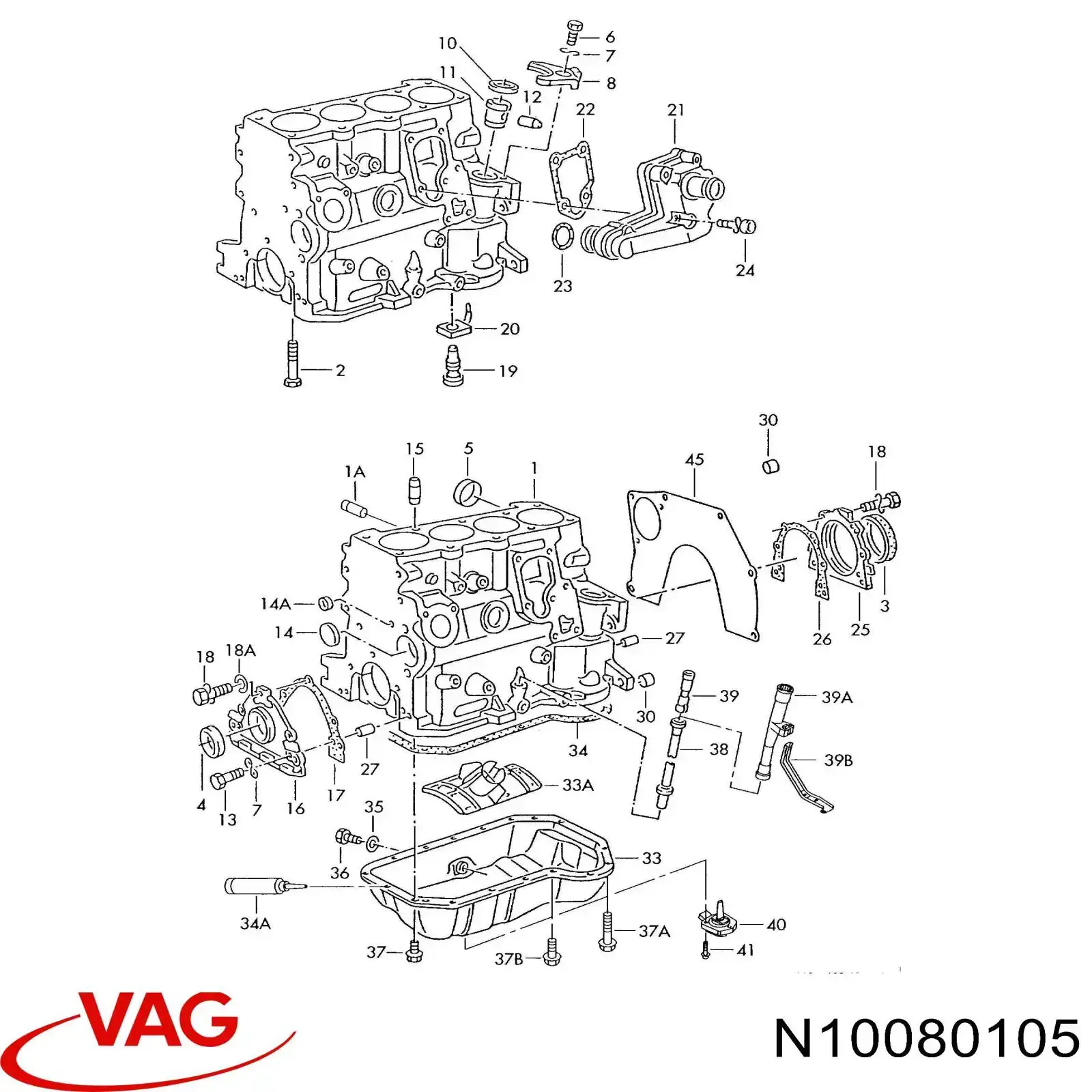  VAG N10080105 preço, a partir de 2,98 USD