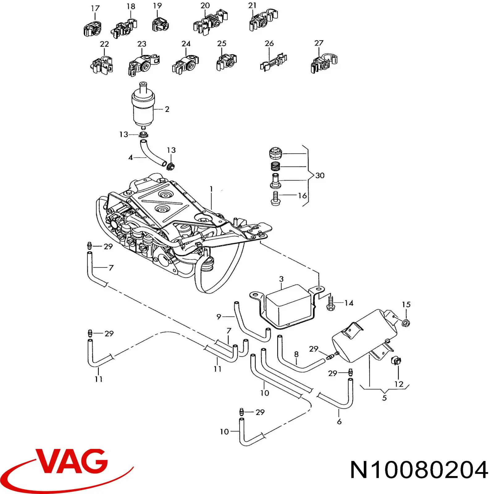  VAG N10080204 preço, a partir de 3,44 USD