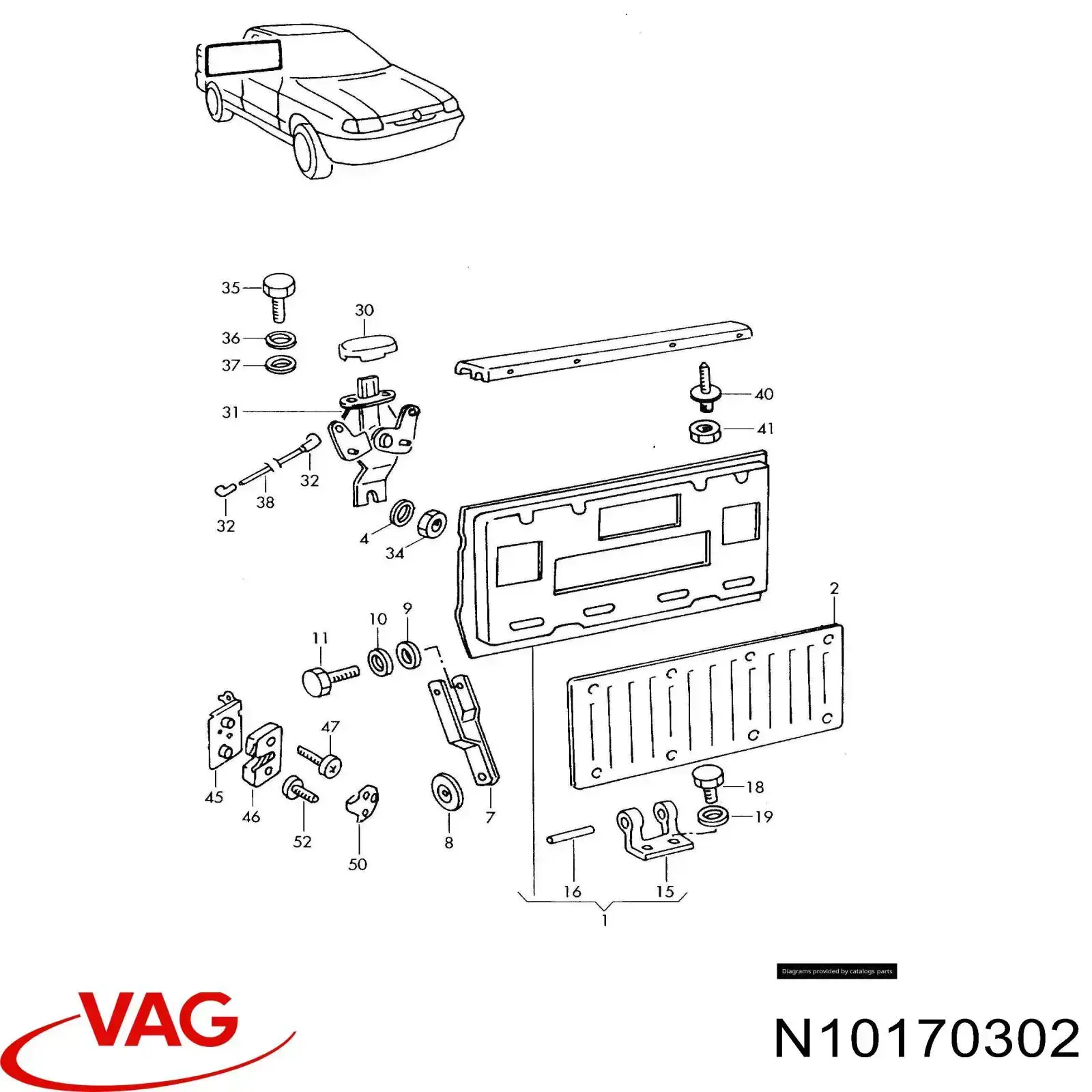  VAG N0141387 preço, a partir de  