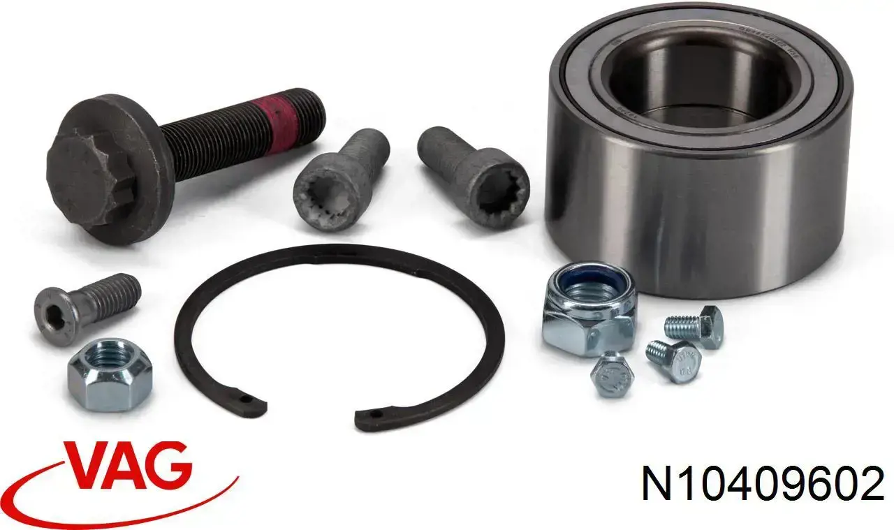 Compre N10409602 VAG Parafuso de fixação de apoio esférico dianteiro ao pino de apoio
