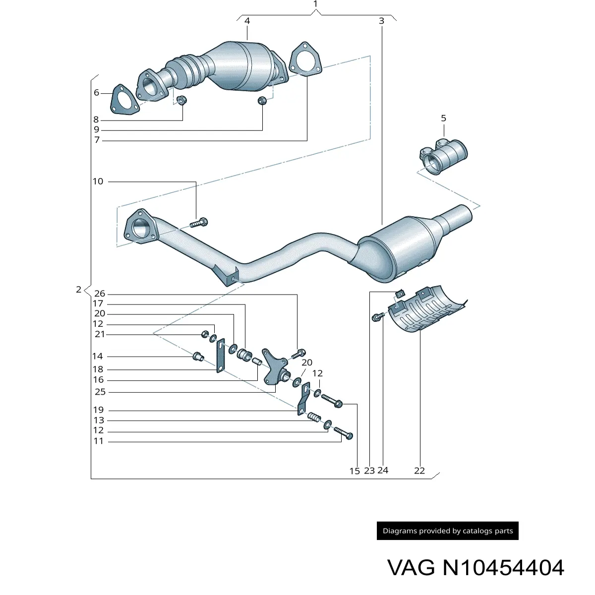  VAG N10454404 preço, a partir de 4,63 USD