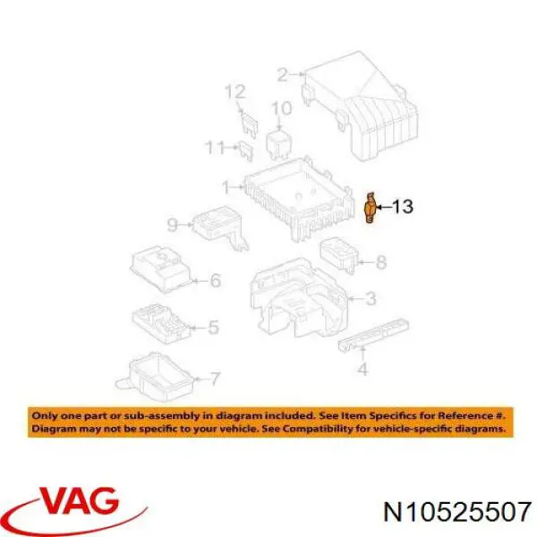  VAG N10525507 preço, a partir de 6,49 USD