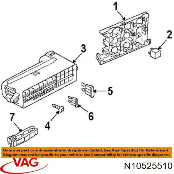 Dispositivo de segurança VAG N10525510 preço, a partir de 6,50 USD