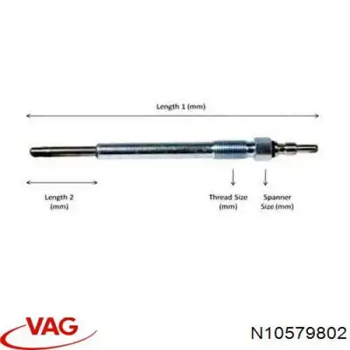 Compre N10579802 VAG Vela de incandescência
