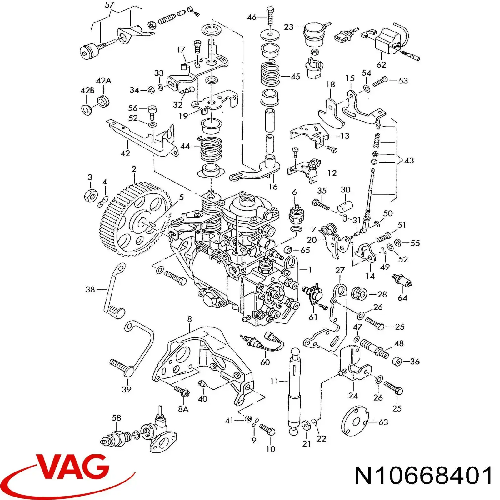 Parafuso VAG N10668401 preço, a partir de 2,06 USD