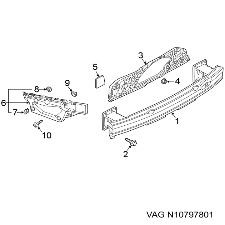  VAG N10797801 preço, a partir de 4,50 USD