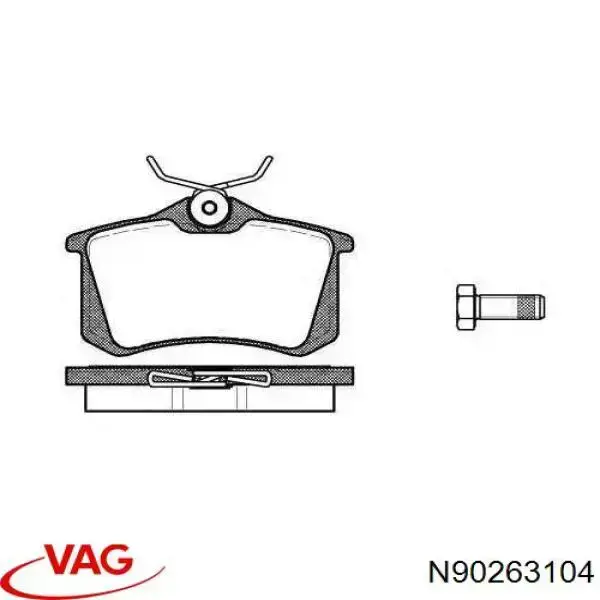  VAG N90263102 preço, a partir de 2,09 USD