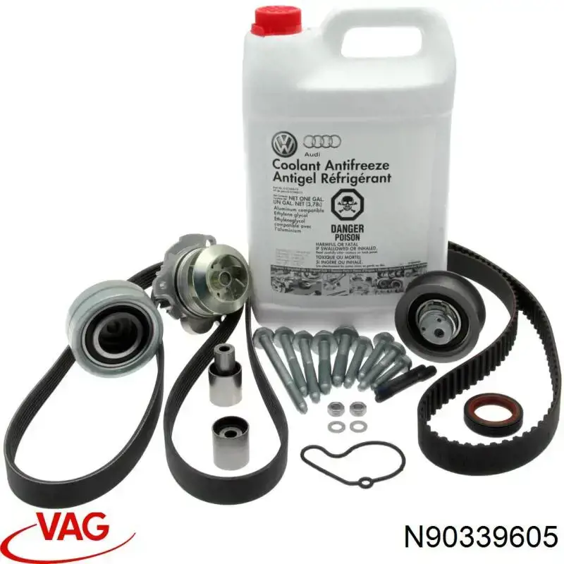 Parafuso da polia de cambota VAG N90339605 preço, a partir de 1,86 USD