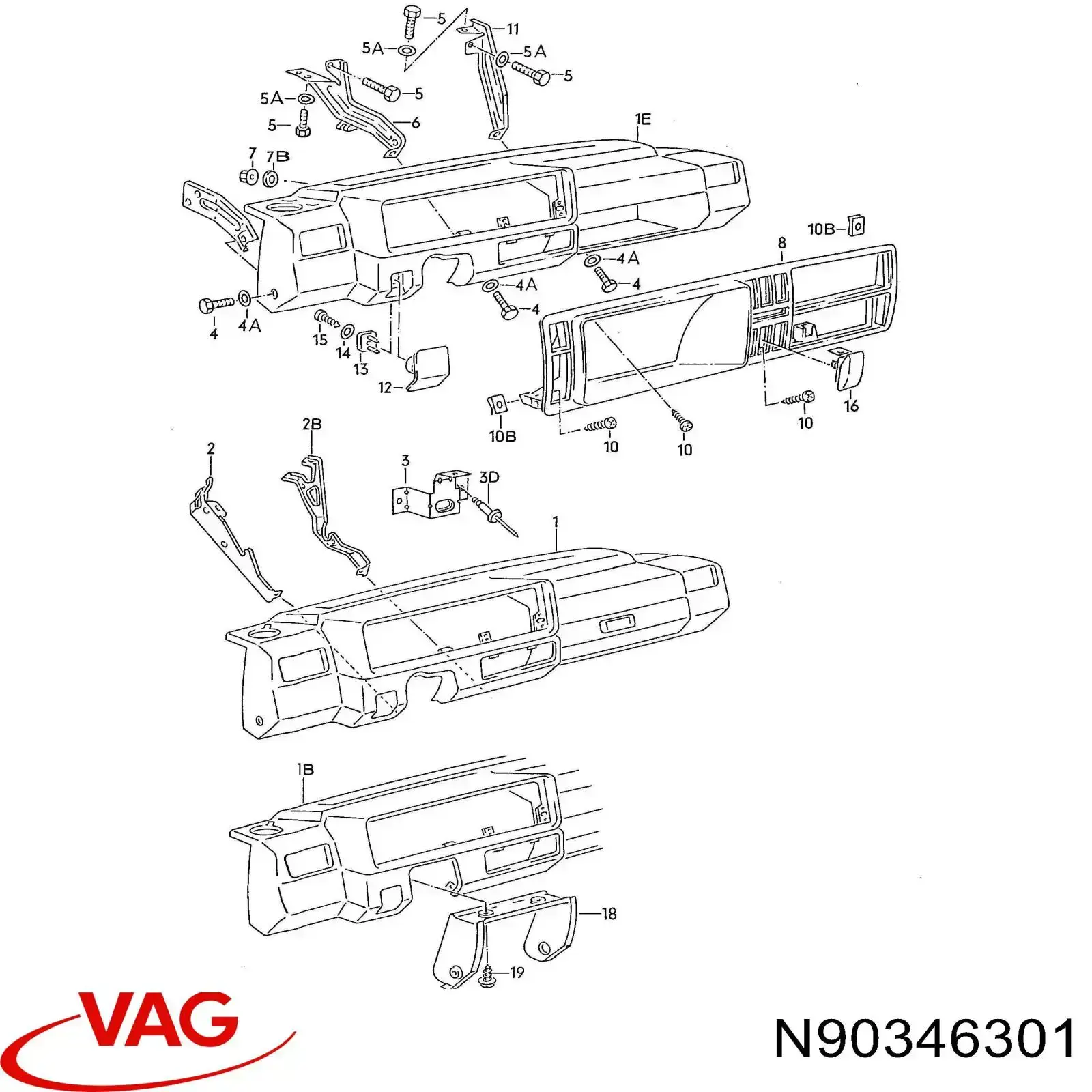  VAG N90346301 preço, a partir de 0,92 USD