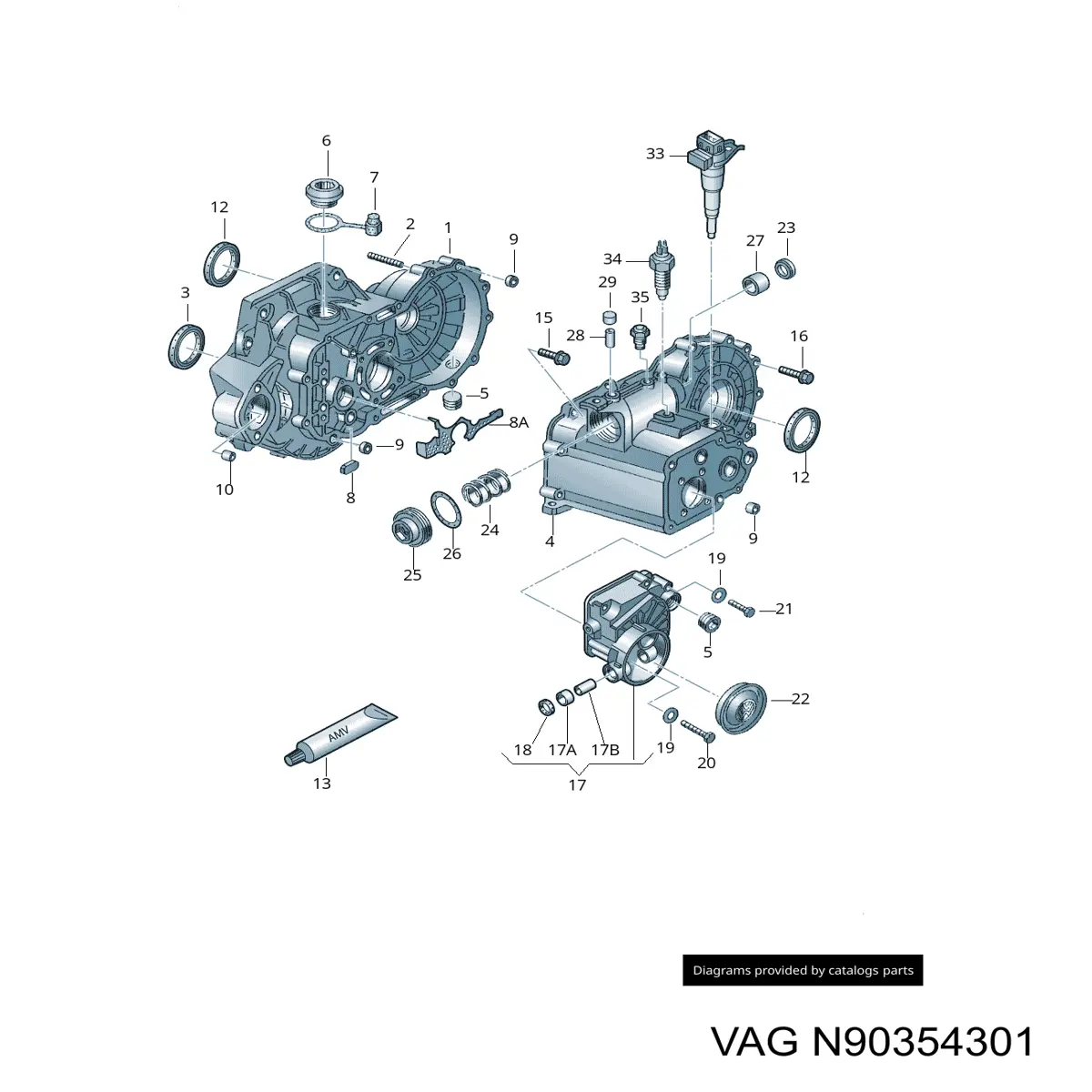  VAG N90354301 preço, a partir de 1,31 USD