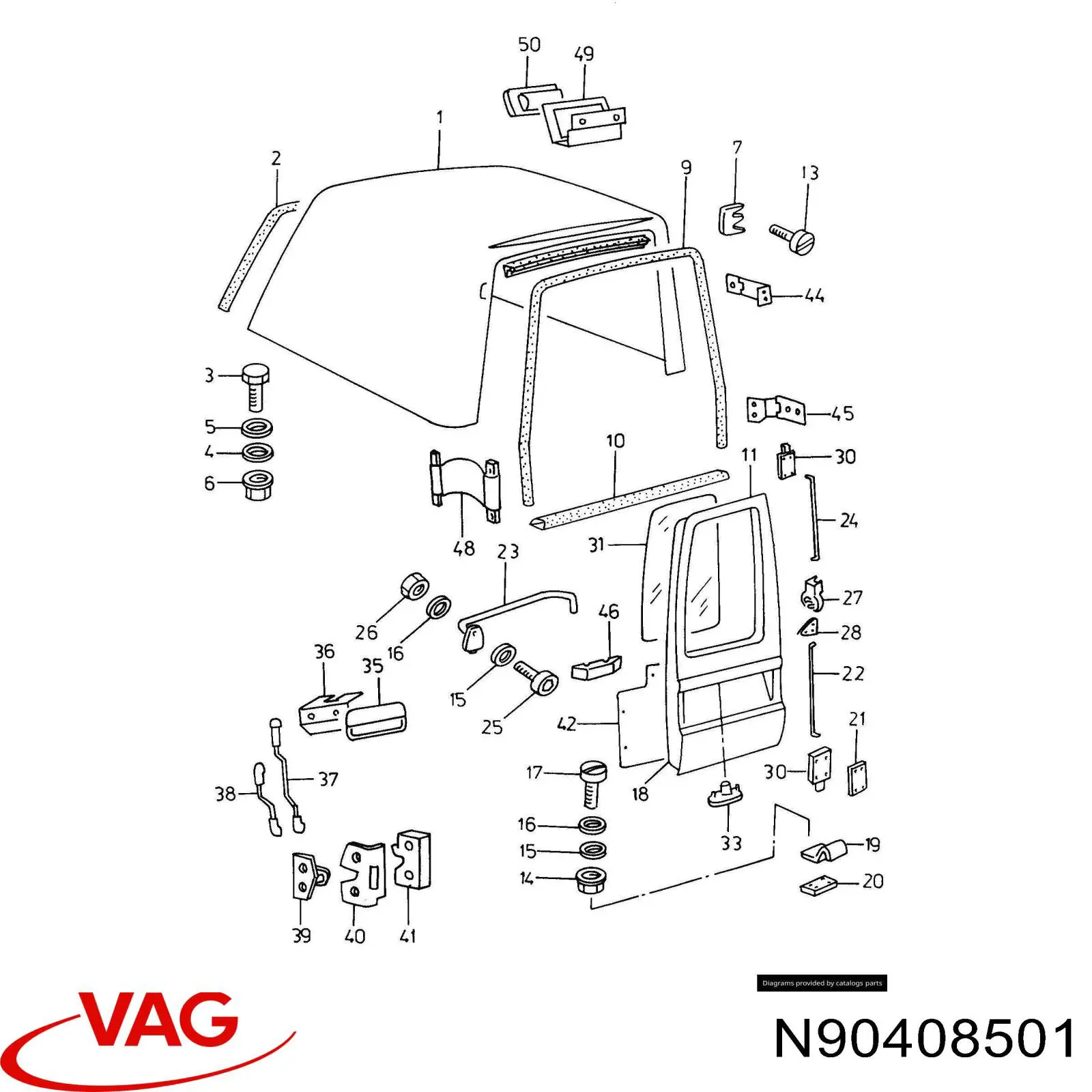  VAG N90408501 preço, a partir de 2,50 USD