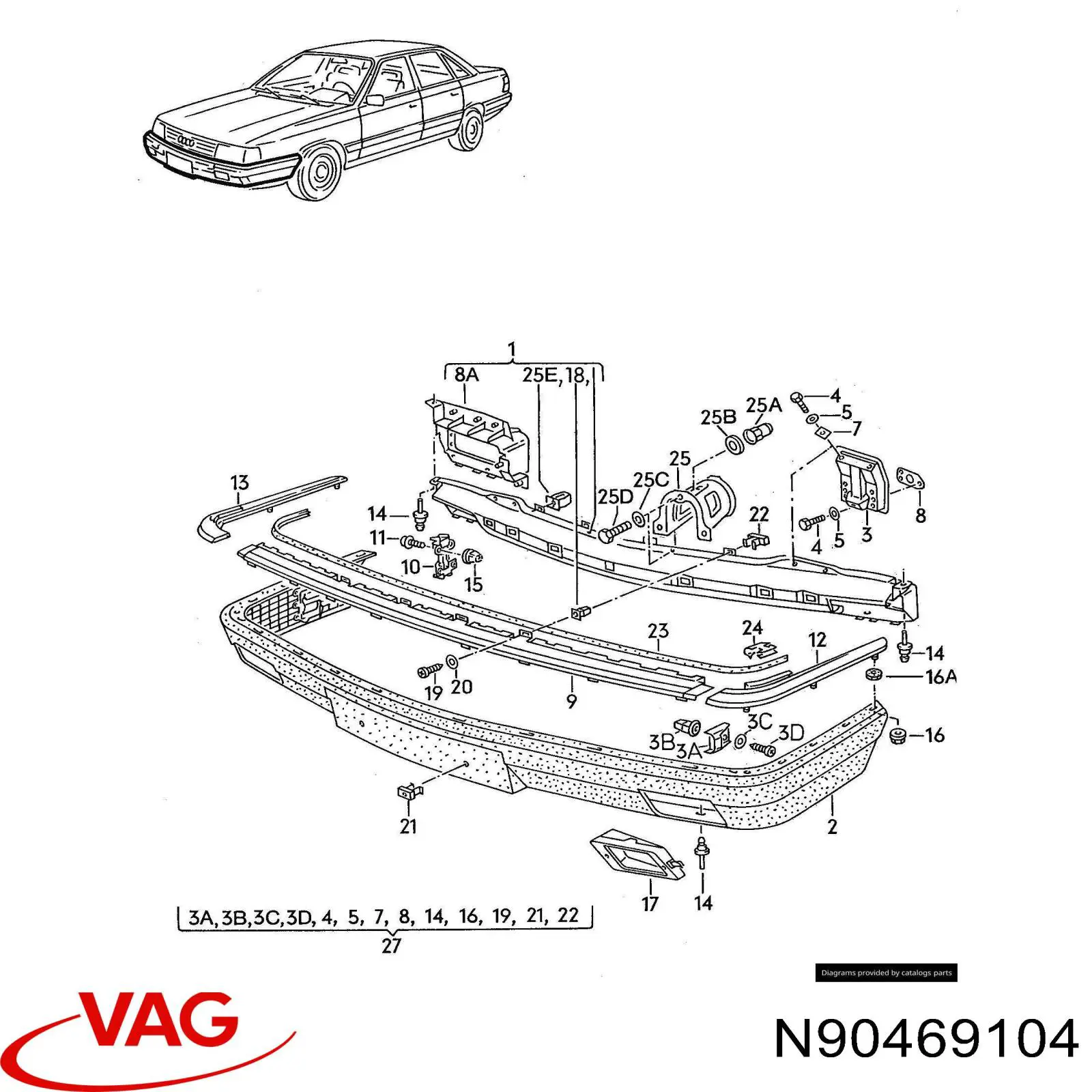  VAG N90469101 preço, a partir de 6,24 USD