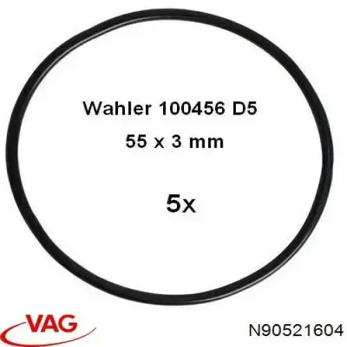 Anel de vedação, universal VAG N90521604 preço, a partir de 2,84 USD