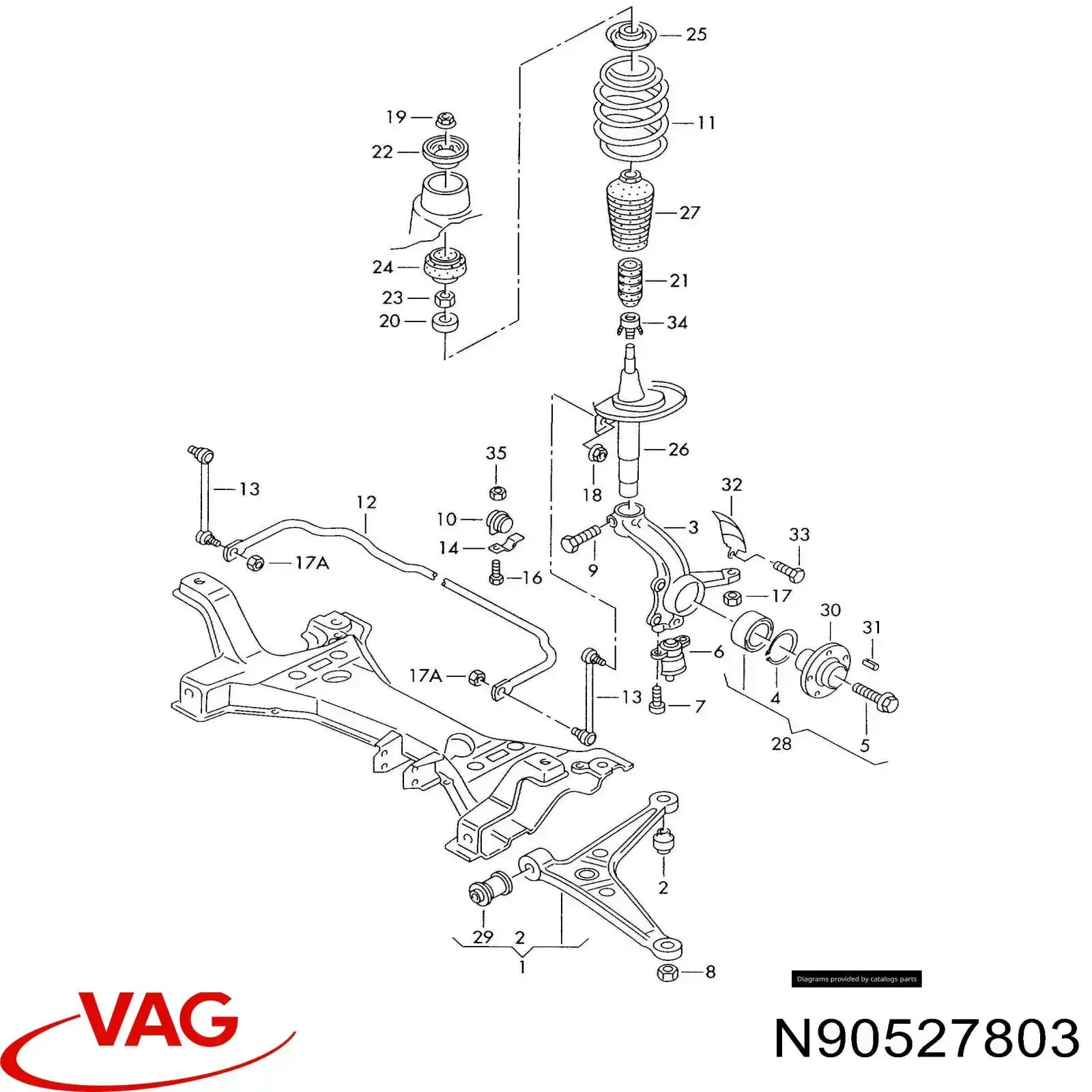  VAG N90527803 preço, a partir de 3,32 USD