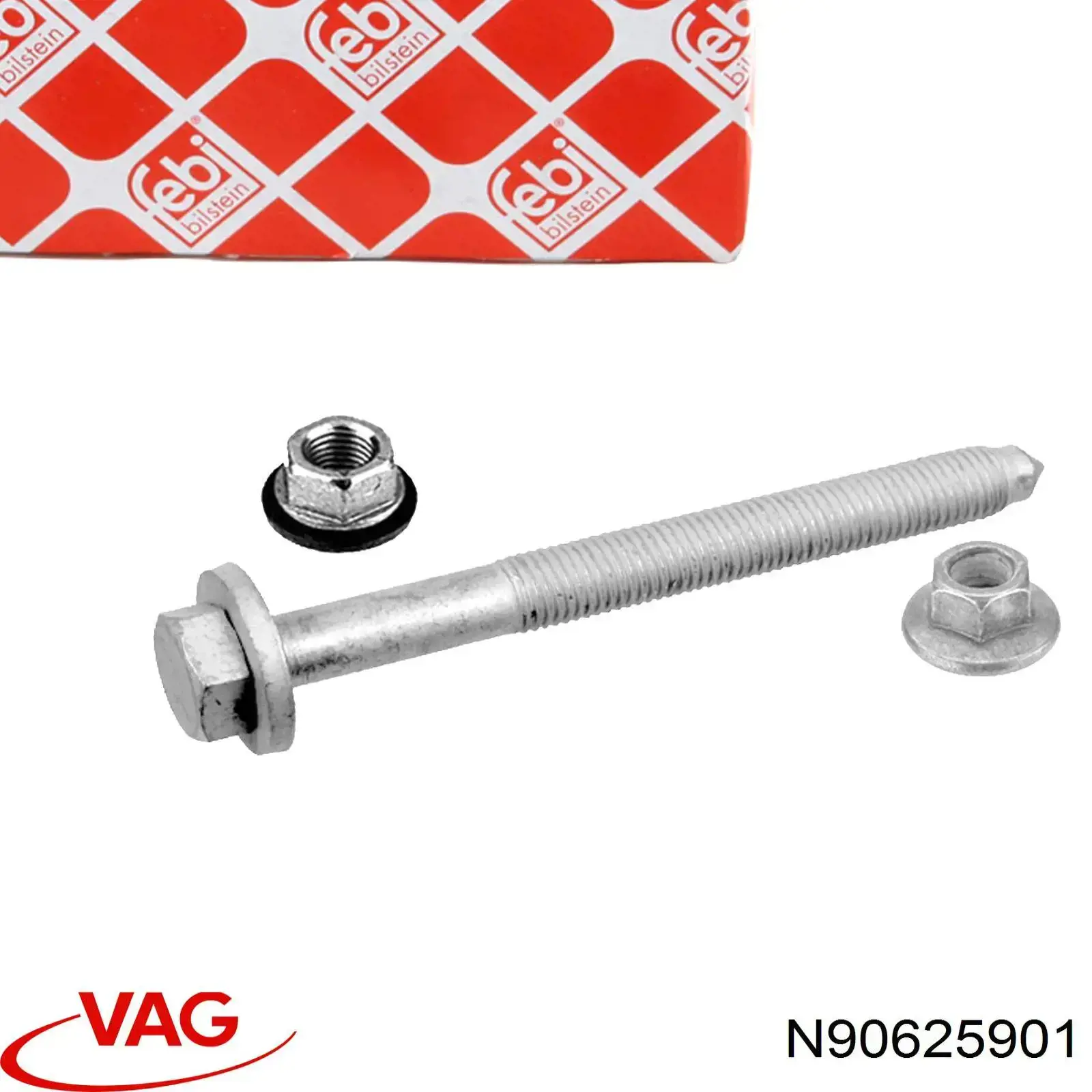 Parafuso de fixação de braço oscilante dianteiro VAG N90625901 preço, a partir de 3,82 USD