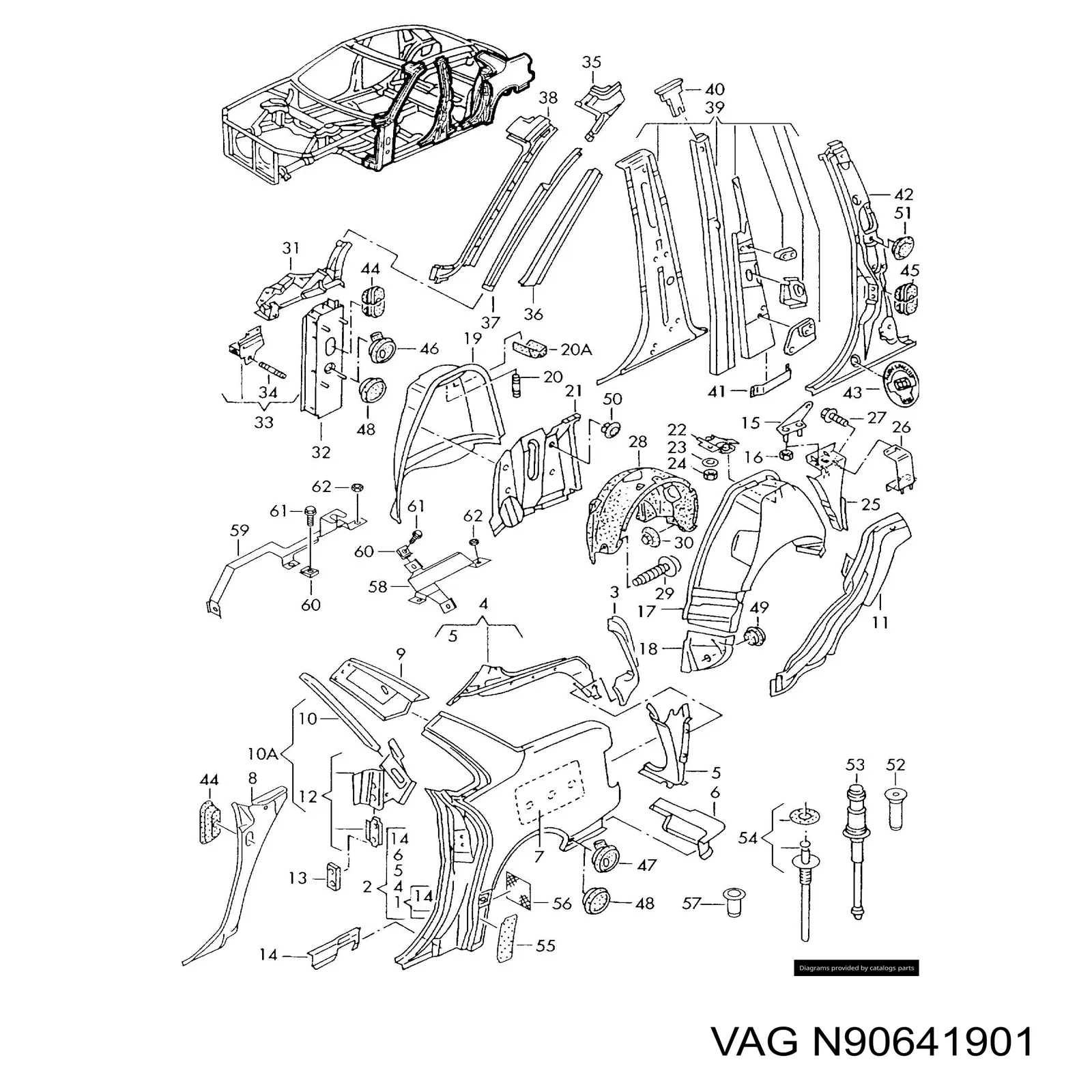  VAG N90641901 preço, a partir de 1,21 USD
