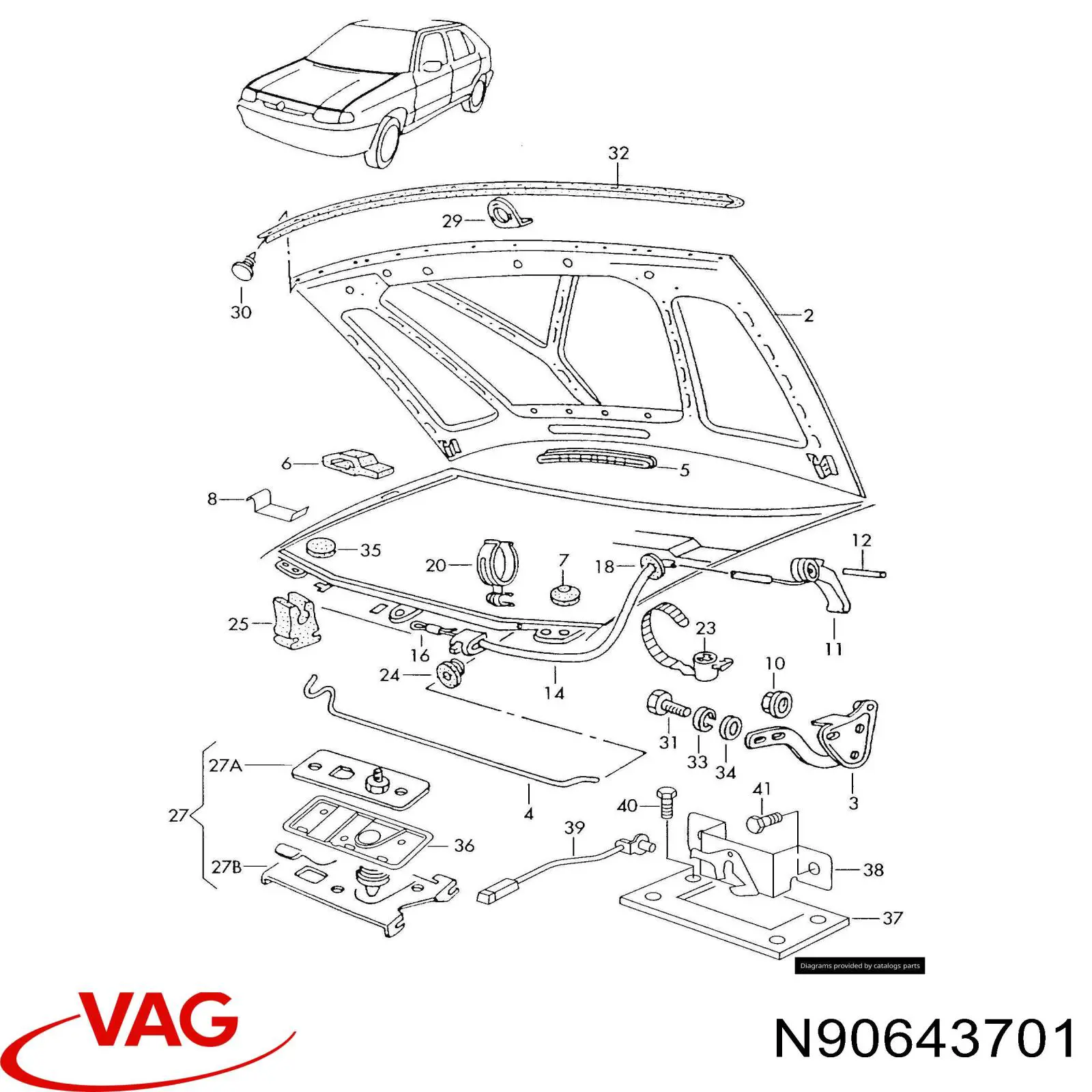  VAG N90643701 preço, a partir de 0,89 USD