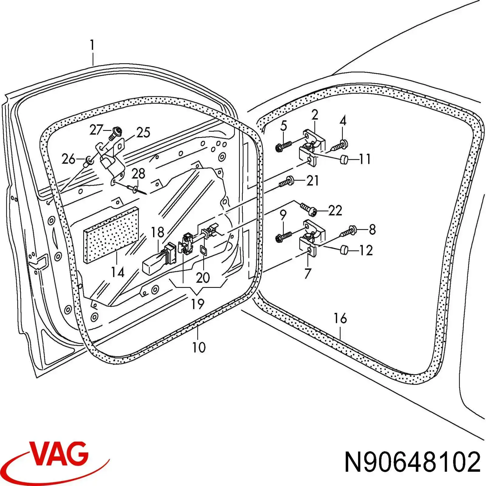  VAG N90571001 preço, a partir de 2,03 USD