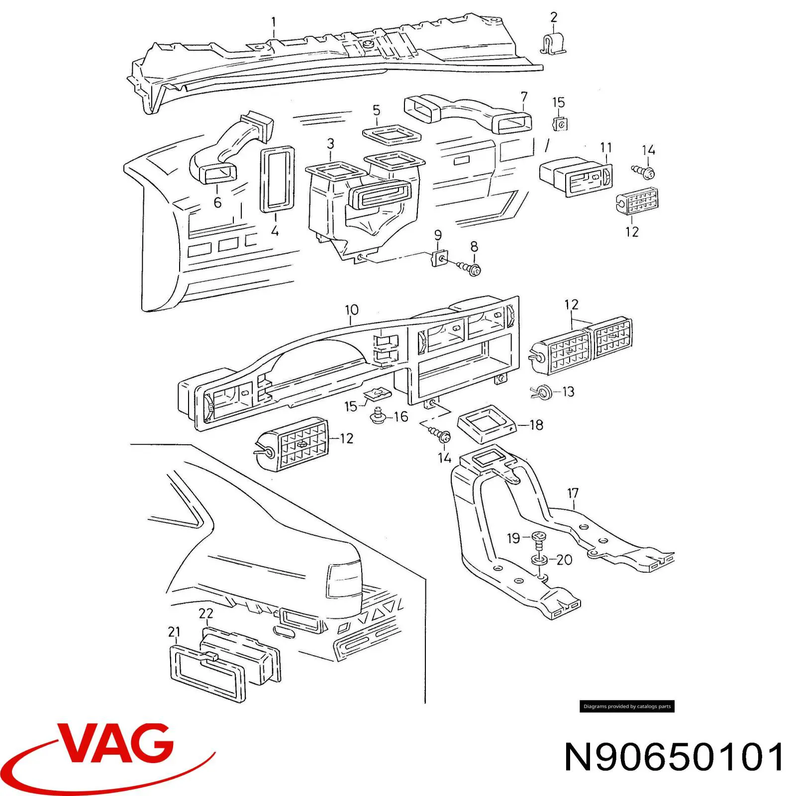  VAG N90650101 preço, a partir de 0,18 USD