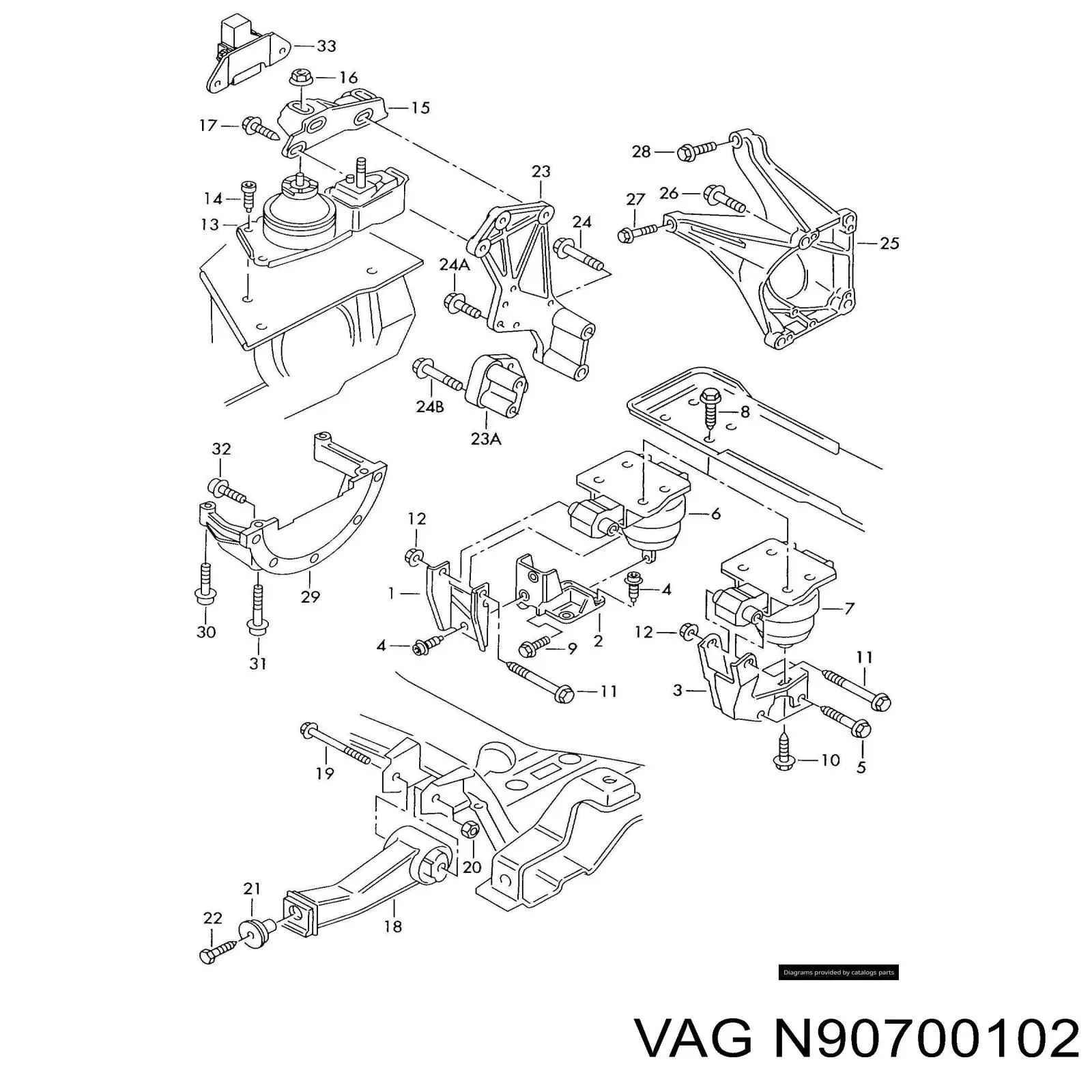 VAG N90700102 preço, a partir de 3,05 USD