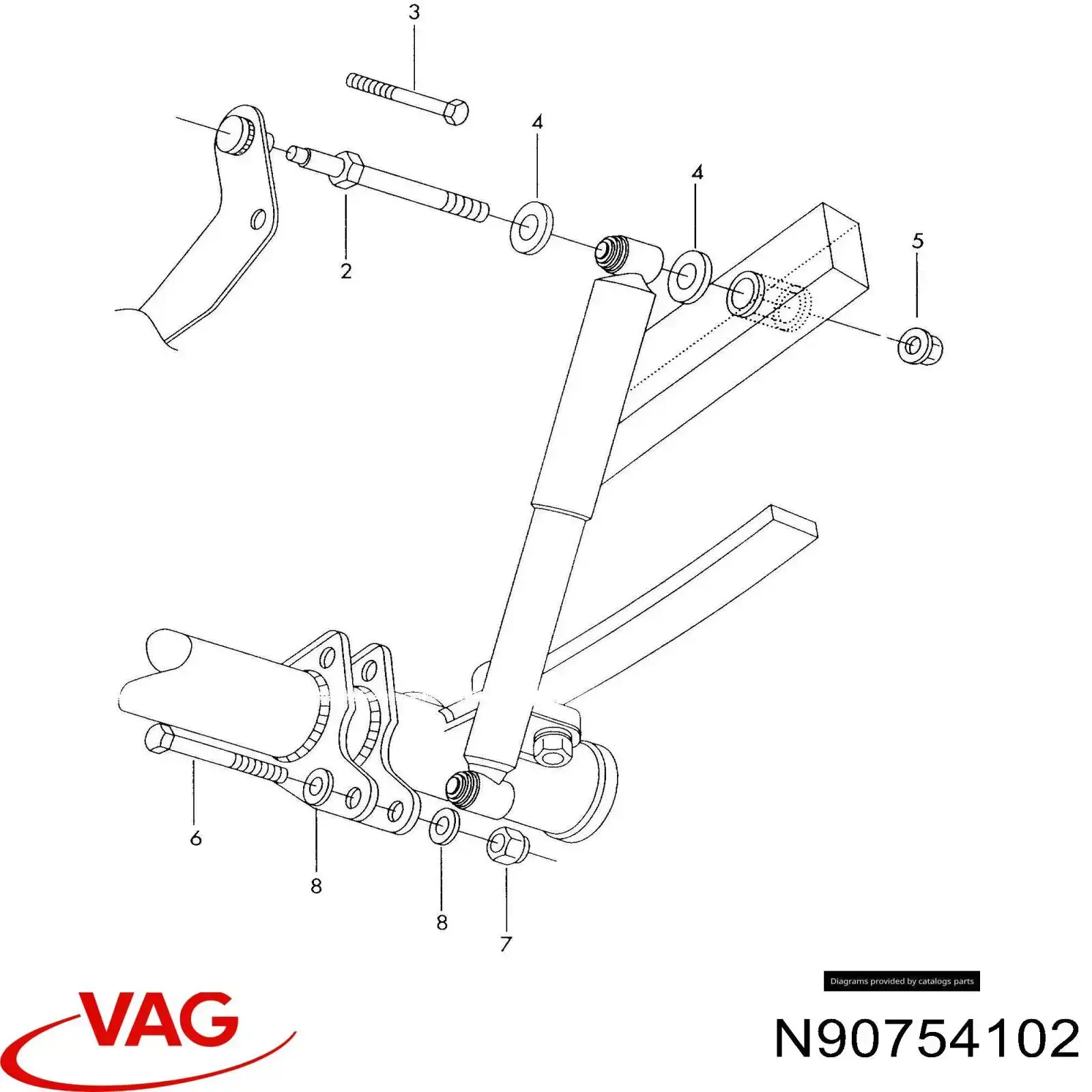  VAG N90754102 preço, a partir de 3,36 USD