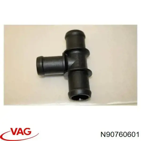 Compre N90760601 Porsche Flange do sistema de esfriamento (união em T)