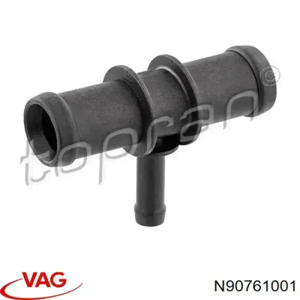 Flange do sistema de esfriamento (união em T) VAG N90761001 preço, a partir de 4,94 USD